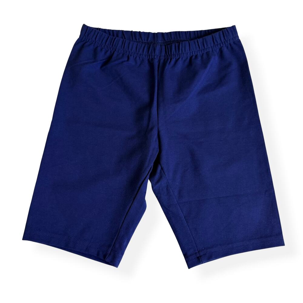Hanna Andersson Navy Bright Basics Bike Shorts 140cm US 10